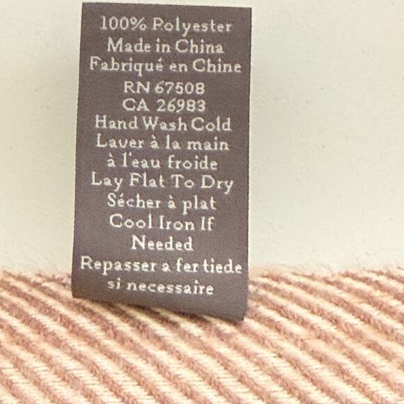 Vince Camuto Tartan Plaid Oversized Fringe Scarf One Sz Knit Preppy Fall Winter - Picture 5 of 5